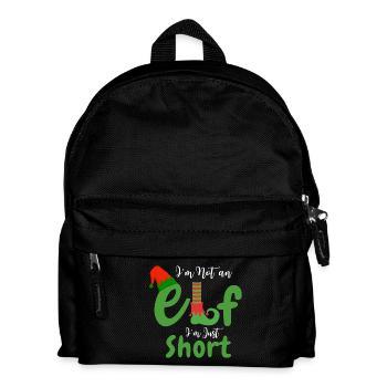 Ich bin nicht klein, ich bin ein Elf - Kinder Rucksack - Schwarz - Vorne