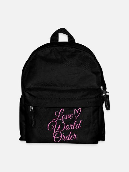 Love World Rider - Kids' Backpack - black
