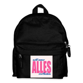 Thoughtful Sayings Thoughts - Kids' Backpack - black - Front