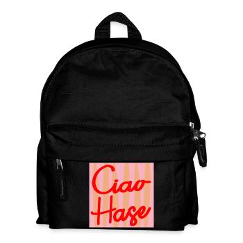 CIAO HASE SELBSTWERT - Kinder Rucksack - Schwarz - Vorne