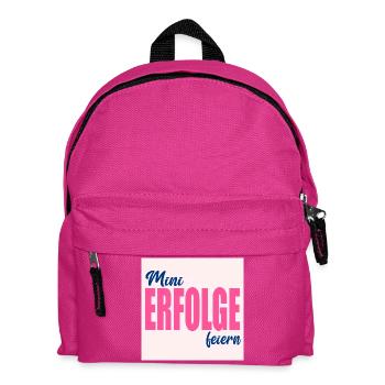 KLEINE ERFOLGE FEIERN - Kinder Rucksack - Fuchsia - Vorne