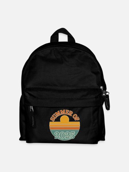 Summer 2025 Retro Design - Kids' Backpack - black