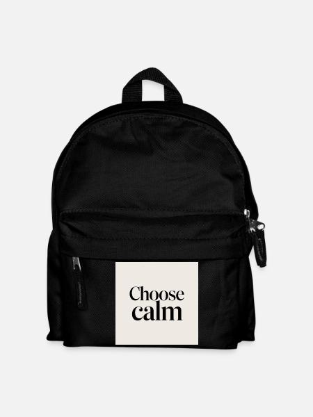 Choose calm - Kids' Backpack - black