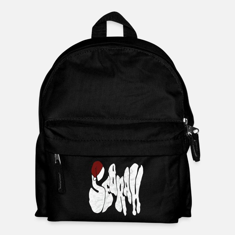 Savage « SEBRAH » Graffiti Police Marbre - Sac à dos Enfant - noir