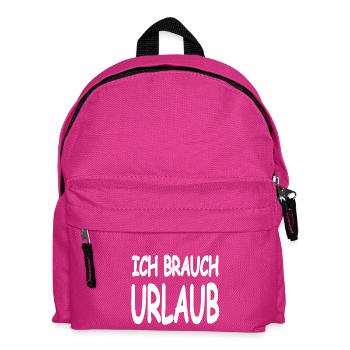 Urlaub - Kinder Rucksack - Fuchsia - Vorne