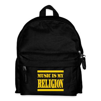 Musik ist meine Religion – Sonderausgabe - Kinder Rucksack - Schwarz - Vorne