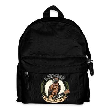 Vintage Skirt Eagle with Guitar - Kids' Backpack - black - Front