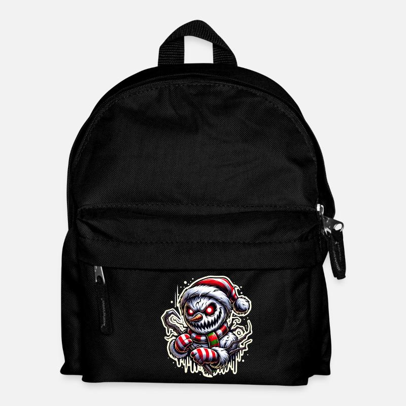 Killer Snowman – Eisige Rache - Kinder Rucksack - Schwarz