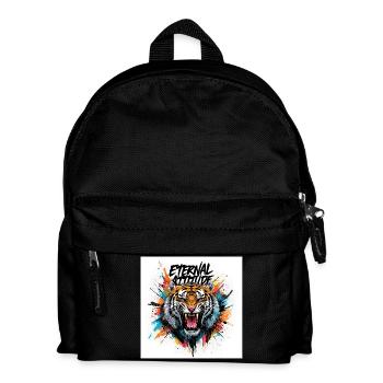 Tiger of Eternal Attitude - Kids' Backpack - black - Front