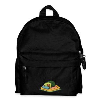 Schlavocado Avocat Sommeil Pyjama Cadeau Drôle - Sac à dos Enfant - noir - Devant