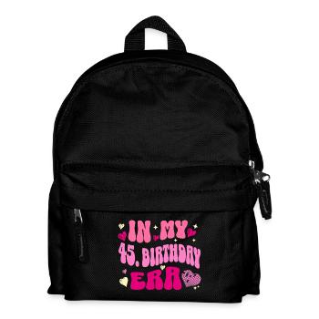 In my 45 birthday era - Kids' Backpack - black - Front