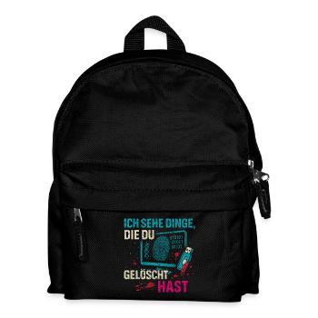 Je vois des choses que vous avez supprimées - Sac à dos Enfant - noir - Devant