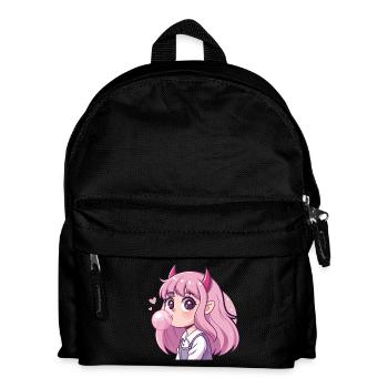 Démon aux cheveux roses Bubblegum - Sac à dos Enfant - noir - Devant