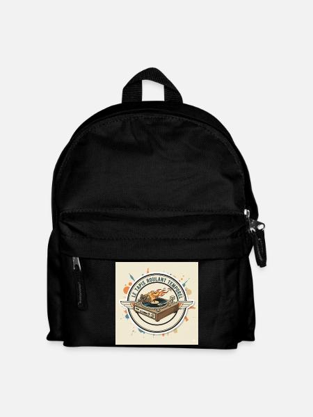 Die Zeit-Tretmühle: Hamster-DJ - Kinder Rucksack - Schwarz