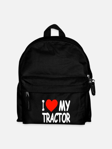 Traktor - Kinder Rucksack - Schwarz