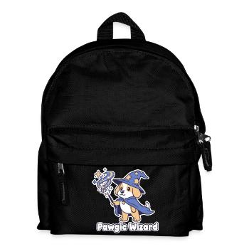 Pawagic Wizard Magic Dog - Kids' Backpack - black - Front