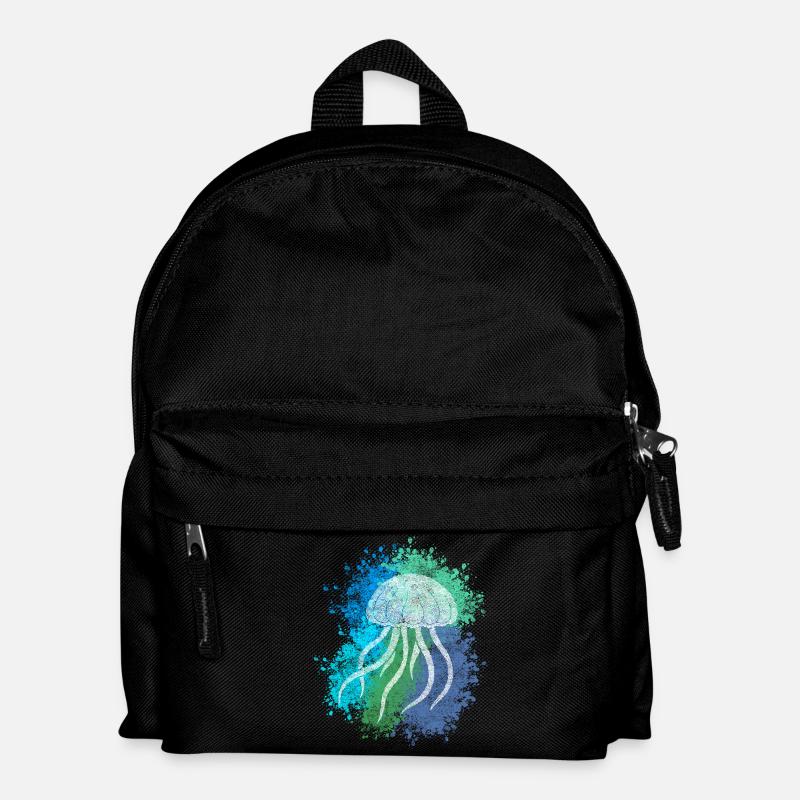 Méduse Zentangle - Sac à dos Enfant - noir