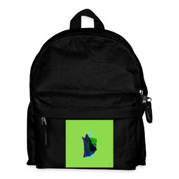 TEXTURA_DE_COLOR_#08 - Kinder Rucksack - Schwarz - Vorne
