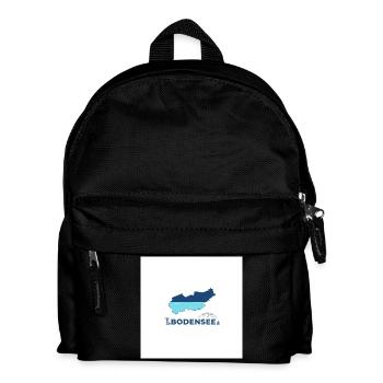 Lake Constance Landscape Logo Lakeshore - Kids' Backpack - black - Front