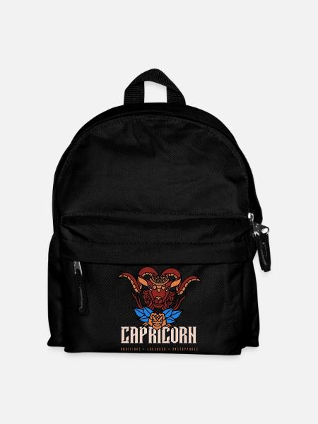 Steinbock - Kinder Rucksack - Schwarz