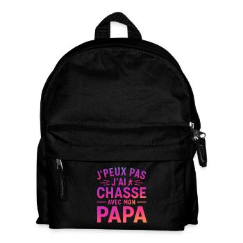 ChassePapa – J'peux pas - Sac à dos Enfant - noir - Devant