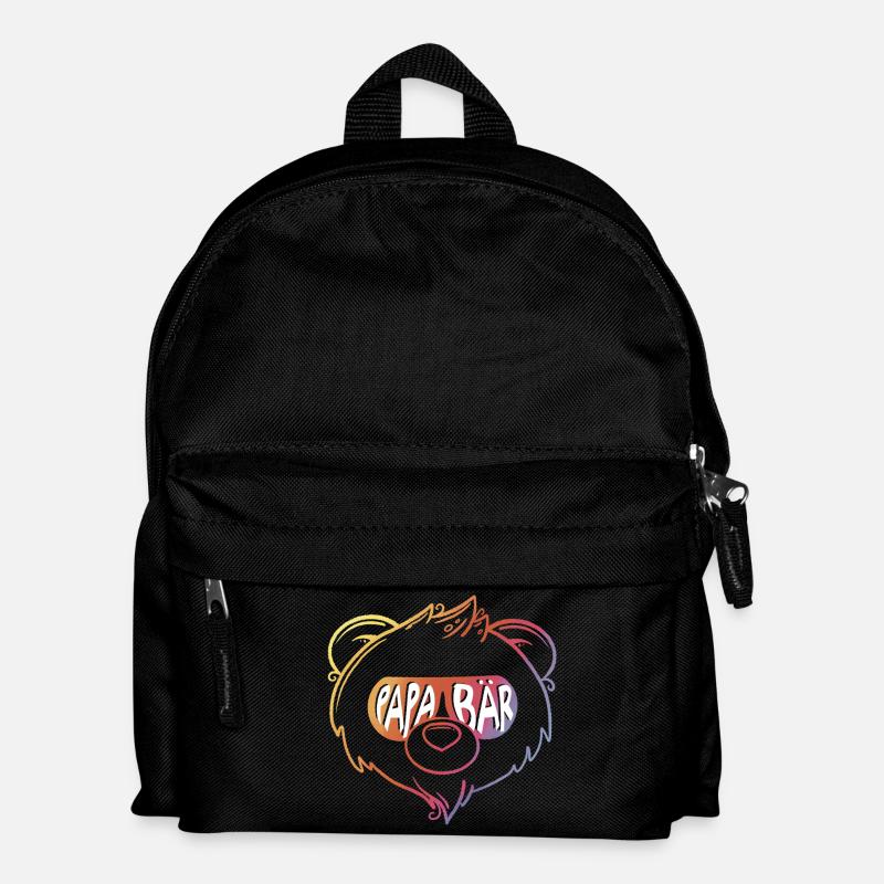 Ours Papa - Sac à dos Enfant - noir