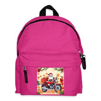 Powered by Gingerbread & Gasoline - Kids' Backpack - fuchsia - Front