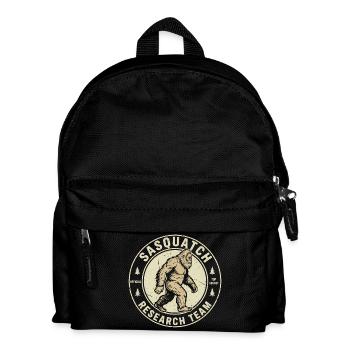 Sasquatch Research Team Funny Cryptid Bigfoot - Kids' Backpack - black - Front