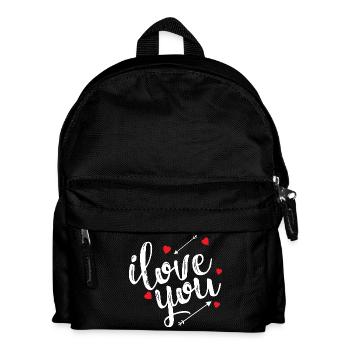 I Love You Declaration Romantic Love Passion - Kids' Backpack - black - Front