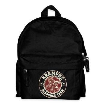Krampus Intervention Team Funny Cryptid Krampus - Kids' Backpack - black - Front