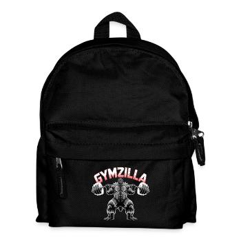 Gymzilla - Motivational Gym Quote - Kids' Backpack - black - Front