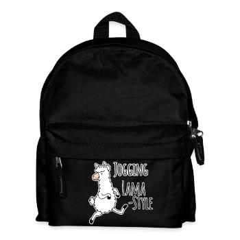 Jogging - Llama Style! Silly but fast! - Kids' Backpack - black - Front