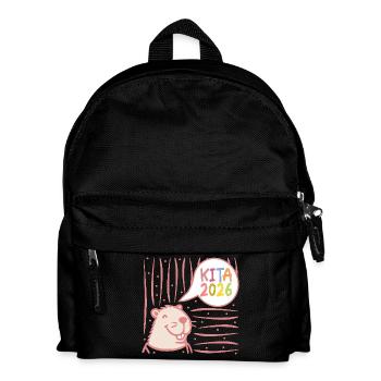 KINDERTAGESSTÄTTE KITA 2026 - Kinder Rucksack - Schwarz - Vorne