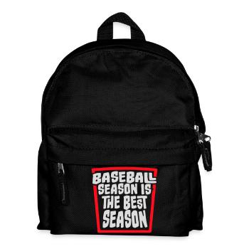 La saison de baseball est la meilleure saison des sports de fans - Sac à dos Enfant - noir - Devant