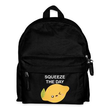 Squeeze the Day Zitronen-Charm - Kinder Rucksack - Schwarz - Vorne