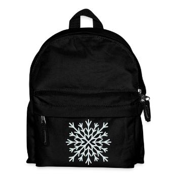 Frosted Snowflake Radiance - Kids' Backpack - black - Front
