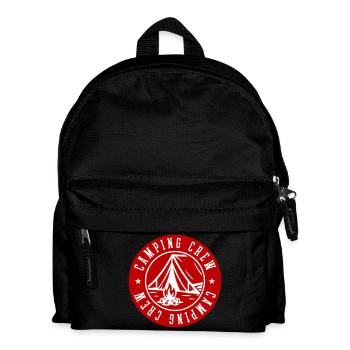 Tente de l’équipe de camping en plein air - Sac à dos Enfant - noir - Devant