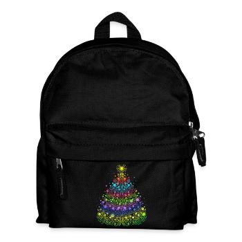 Christmas tree - Kids' Backpack - black - Front