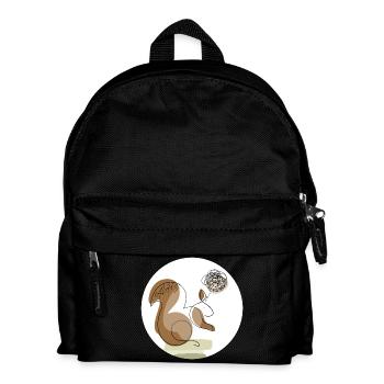 ADHS Neurodivergent  - Kinder Rucksack - Schwarz - Vorne