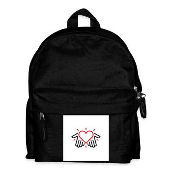 Hands of love - Kids' Backpack - black - Front