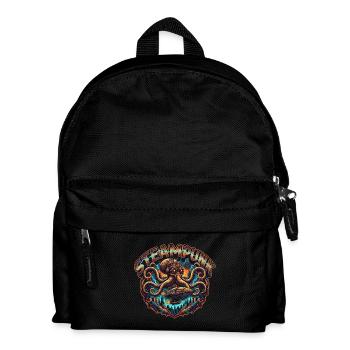 Steampunk Ästhetik & Retro-futurismus steam - Kinder Rucksack - Schwarz - Vorne