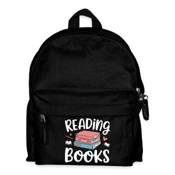 lire des livres - Sac à dos Enfant - noir - Devant