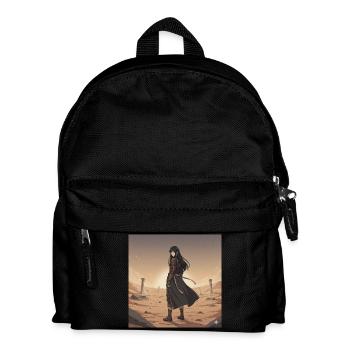 Dune Warrior — Black Armor - Kids' Backpack - black - Front