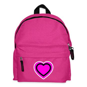 Love - Kids' Backpack - fuchsia - Front