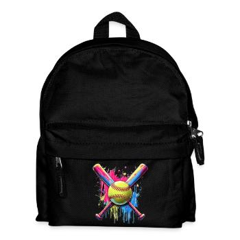 Softball - Sac à dos Enfant - noir - Devant