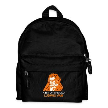 Ein bisschen vom alten Ludwig-Van - Kinder Rucksack - Schwarz - Vorne