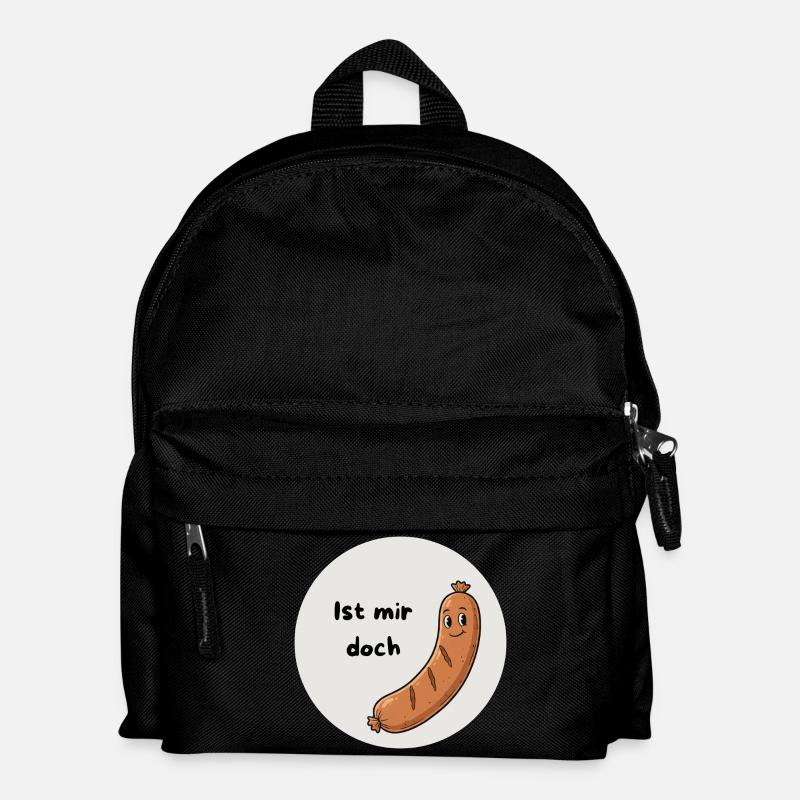 I don't care - Kids' Backpack - black