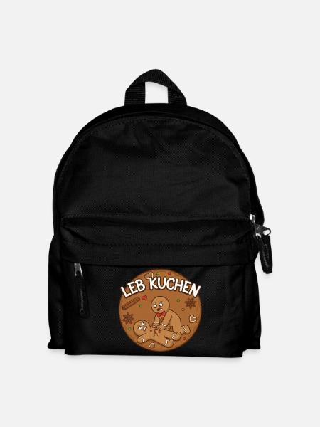 Gingerbread Love Rescue - Kids' Backpack - black