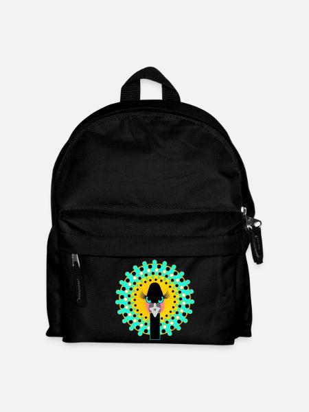 Bird girl power - Kids' Backpack - black