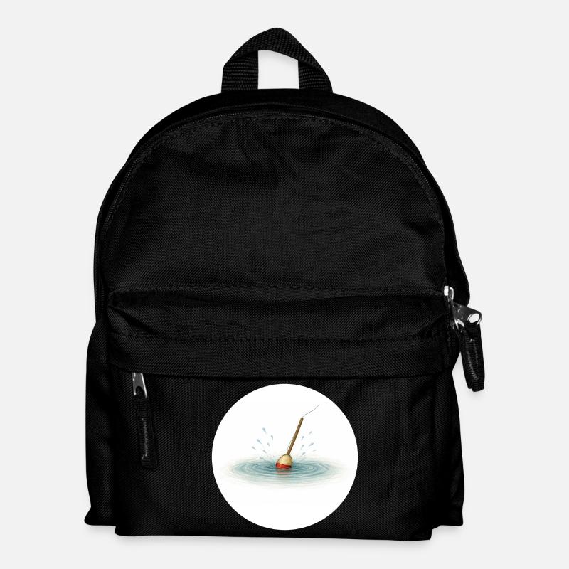 Angelschwimmer im Wasser – minimalistisch - Kinder Rucksack - Schwarz